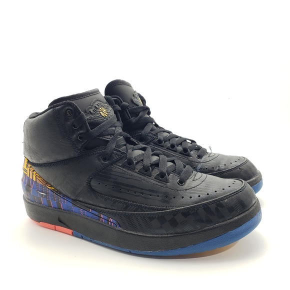 Mens Nike Air Jordan 2 Retro BHM Black History Month Size 8 No Box BQ7618-007 - Picture 5 of 9